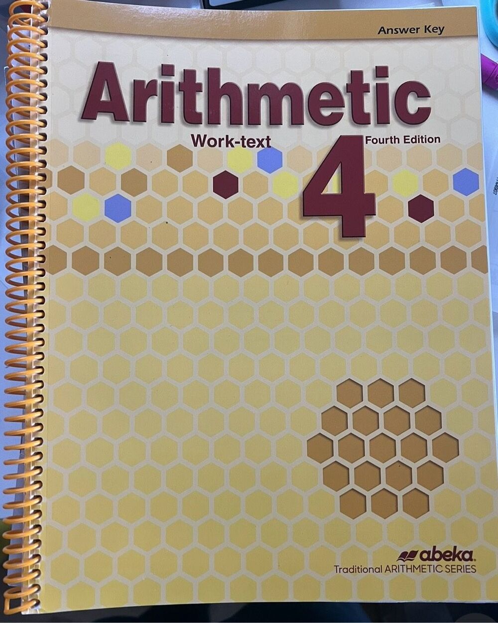 New Abeka 4th Grade Arithmetic 4 Homeschool Bound Teacher Answer Curriculum Key